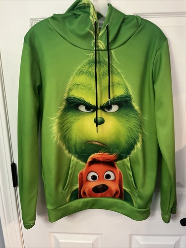 3D Green Grinch Hoodie Men's And Women's Children's Sweatshirt Hip Hop Hoodie - Picture 12 of 12