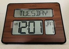 LA CROSSE TECHNOLOGY ATOMY CLOCK /ALARM MODEL 513-1419-WAv4