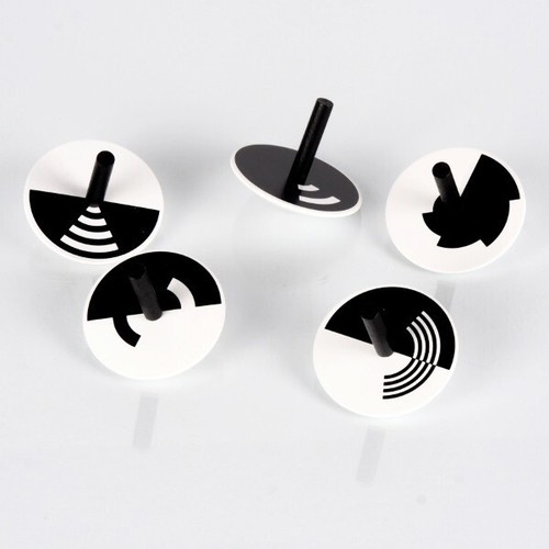 Kurt Naef Op Tric set of 5 spinning tops toy montessori game Swiss Heiko Hillig - Picture 3 of 6