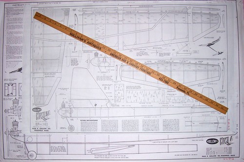 Guillow's 1/2A KIWI PLAN to build a 35" Nostalgia Free Flight Model Airplane - Picture 6 of 7