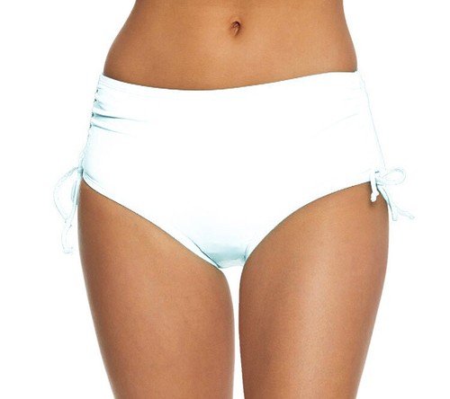High Waisted Bikini Bottoms Women Swim Briefs Beach Shorts Drawstring Swimwear - Picture 8 of 18