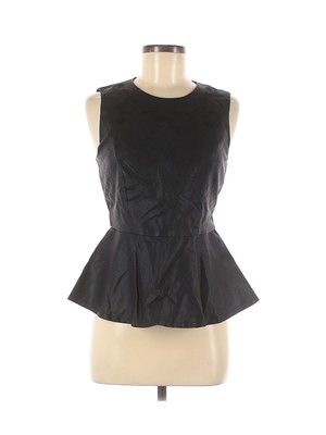 h&m leather top