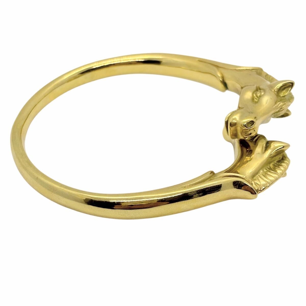 〈最終価格〉Hermes Cheval Double Head Bangle 最終価格〉Hermes Cheval Double Head Bangle