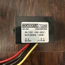 DC 12v Step up to 24v Converter Regulator 5A 120W Cocar/Ekylin T122402