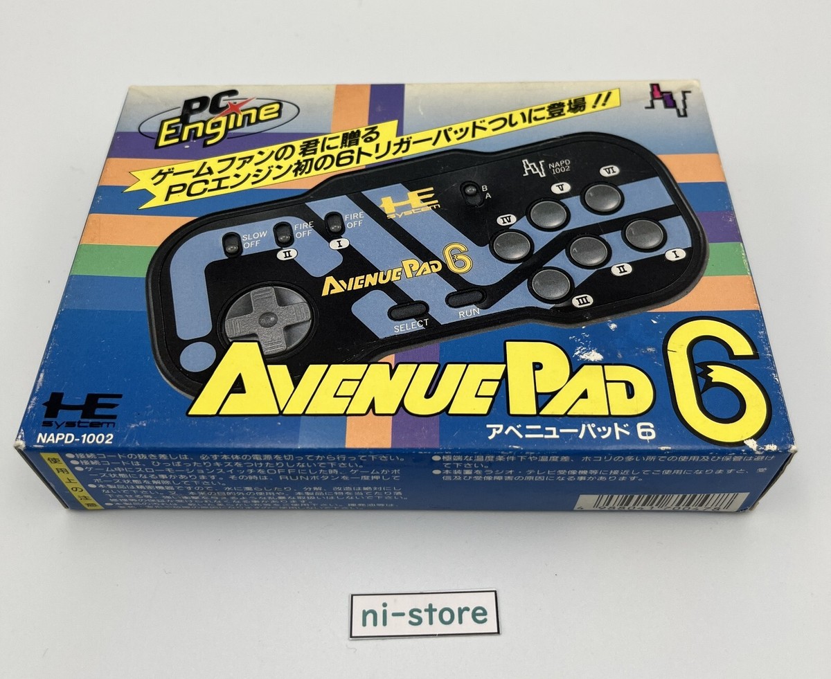 pcエンジン アベニューパッド NEC PC Engine Avenue Pad 6 rapid-fire Genuine Controller