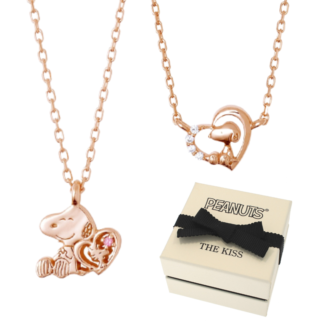 希少 美品 SNOOPY PEANUTS CIAOPANIC コラボ ネックレス スヌーピー ネックレス （W】【it】【SAINTS×SNOOPY】レイン