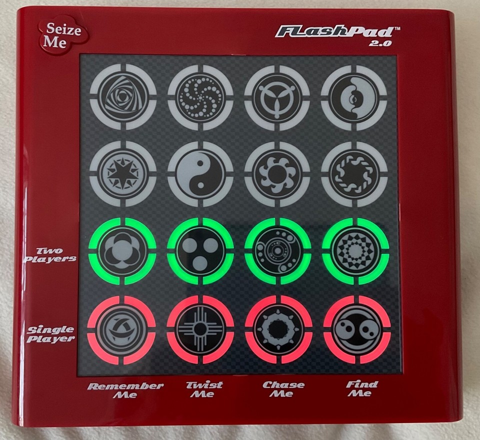 FlashPad 2.0 Touch Screen Memory Interactive Electronic Game - Red | eBay
