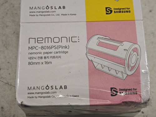 Nemonic Mangolabs Sticky Note Catridge MPS-8016 BS Blue YS Yellow PS Pink 80x16 - Photo 6/8