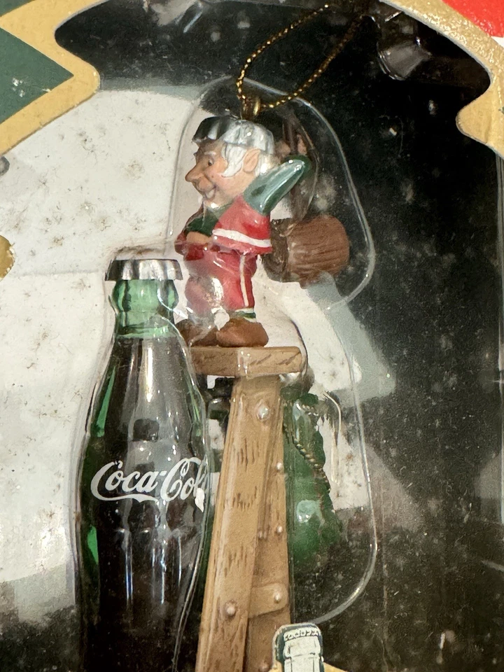 TOPS DE COCA COLA EN REFRESCO ADORNO 1995 VACACIONES DE NAVIDAD CAJA ORIGINAL Foto 2 de 4