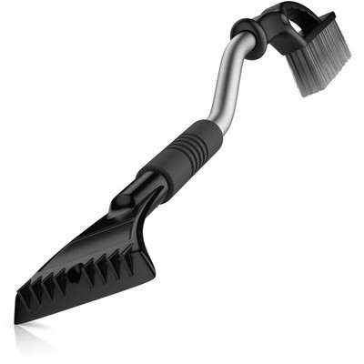 Bearware Gadget Schneebürste mit ABS-Schaber 80cm Schwarz Auto Schneebesen