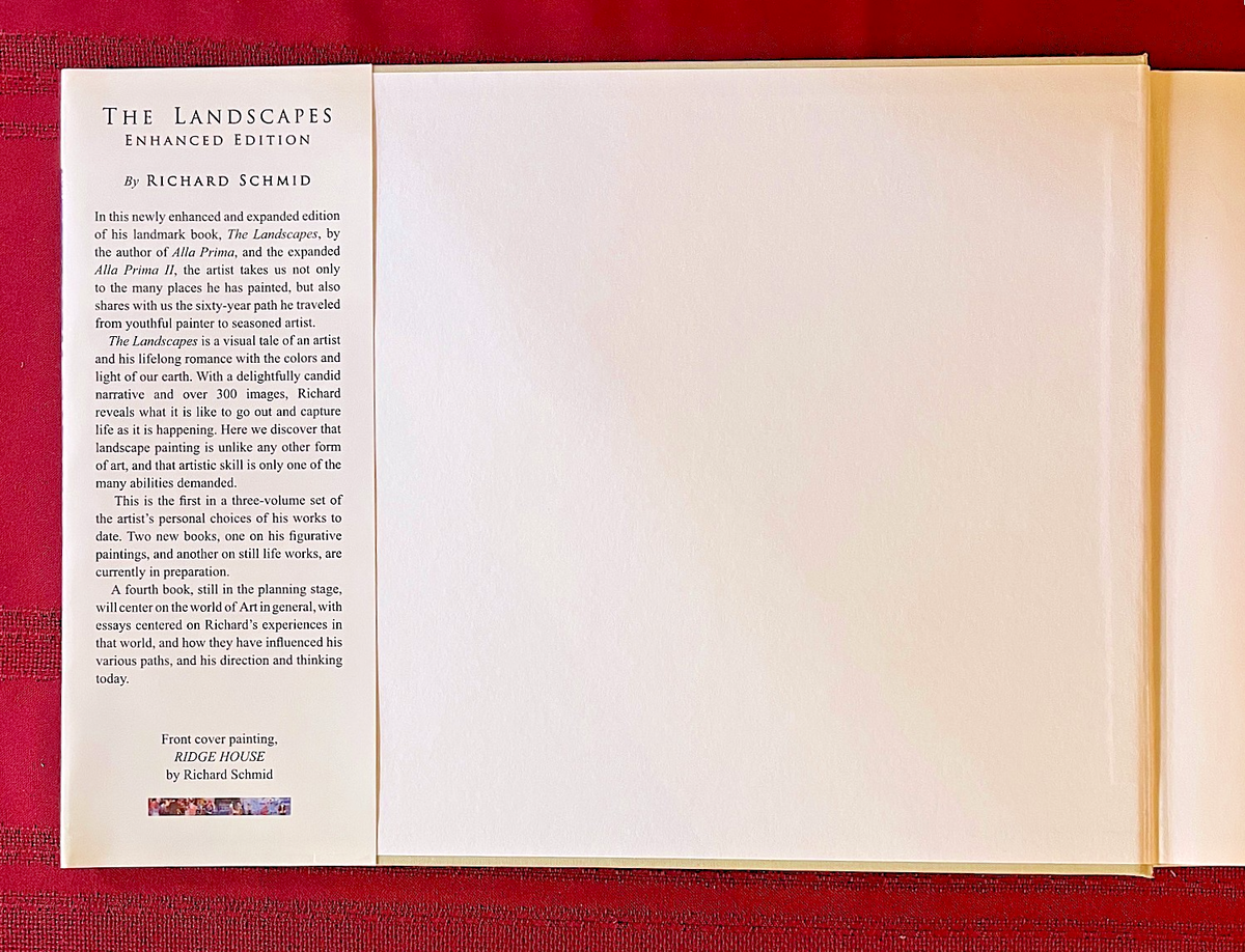THE LANDSCAPES - Hardcover Enhanced Edition by Richard Schmid