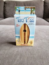Hook And Ring Toss Game - Tiki Toss Short Board Edition - 100 Bamboo Party Game