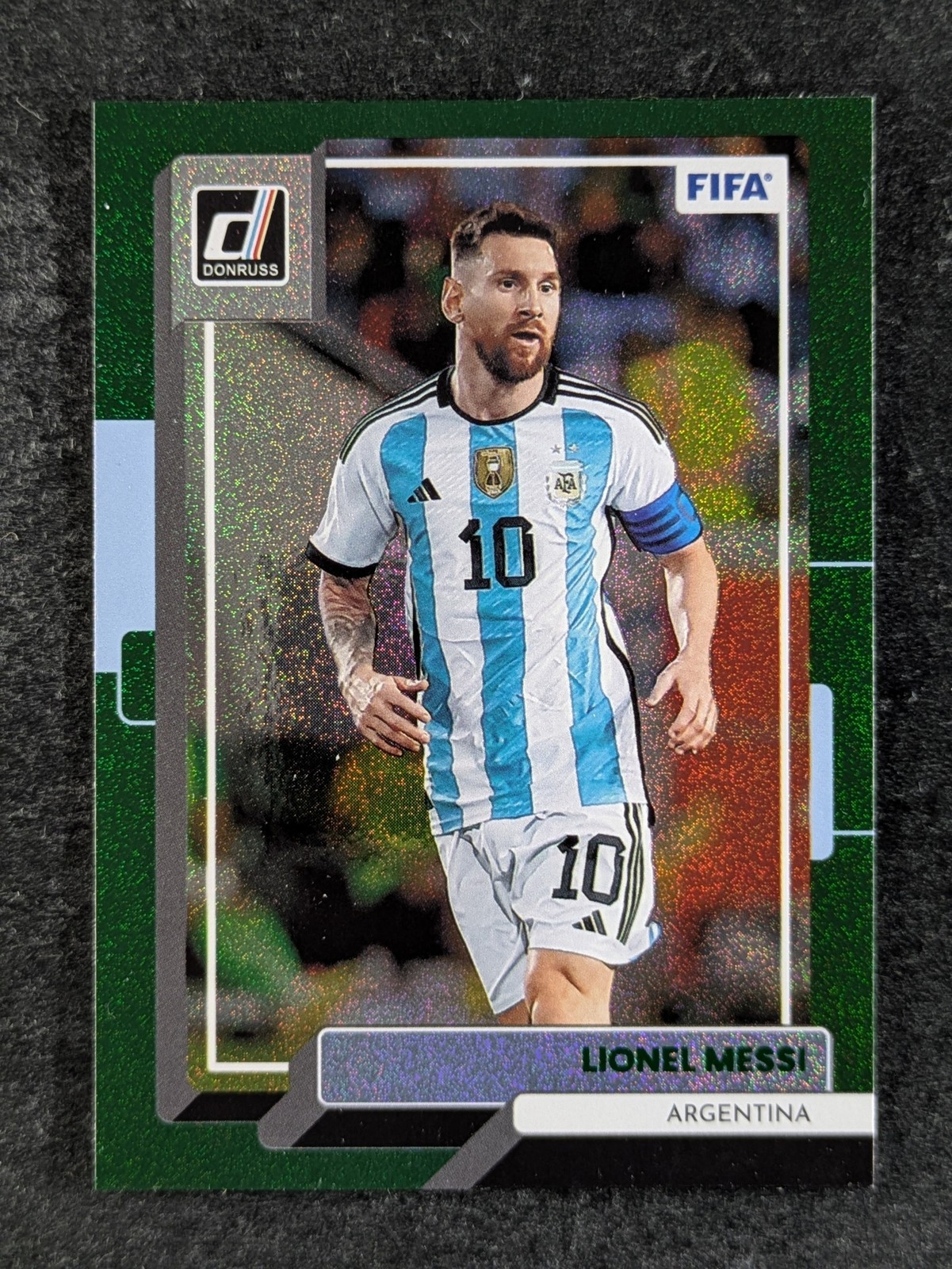 2022-23 Panini Donruss FIFA LIONEL MESSI Green Argentina #10