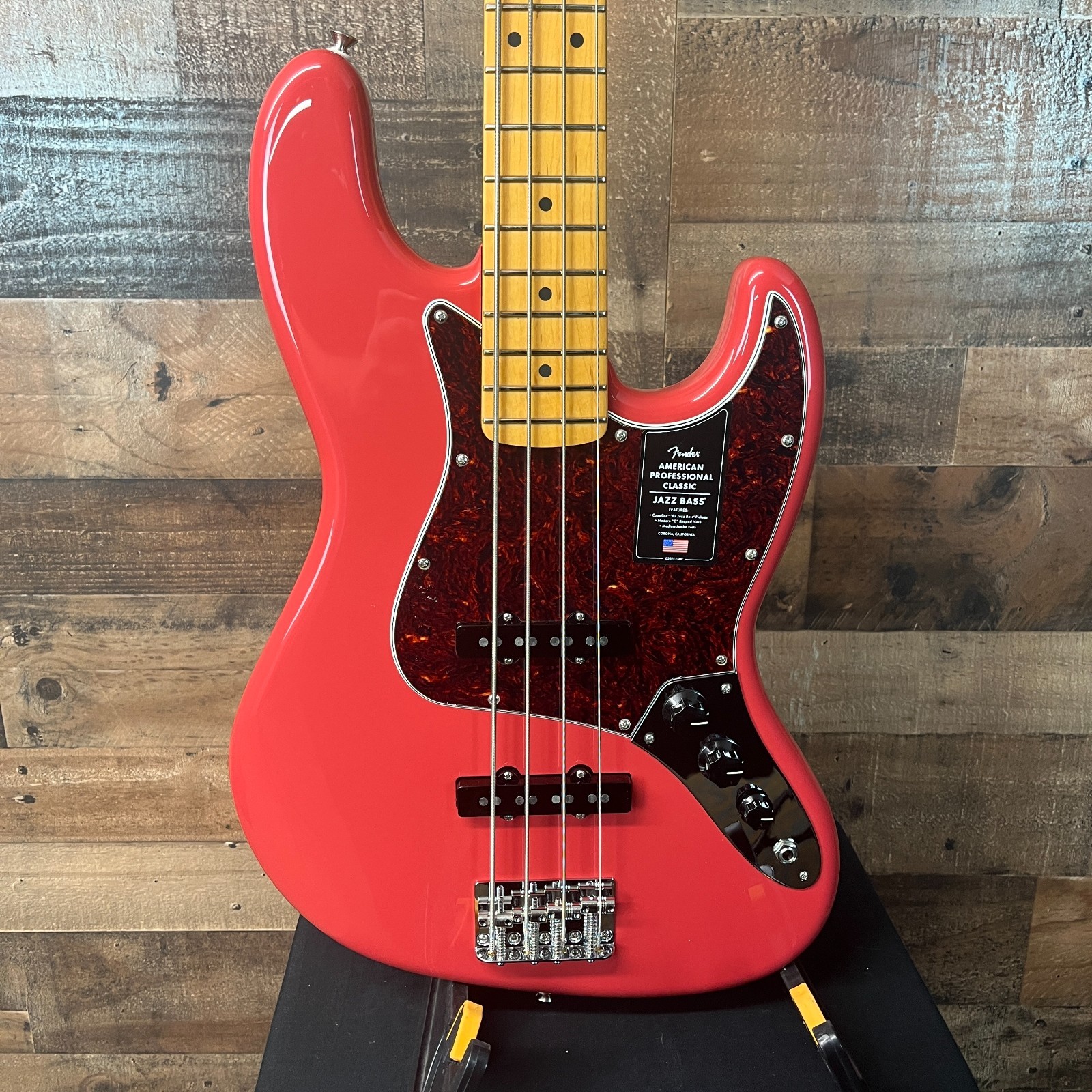 Fender American Professional Classic Jazz Bass, Faded Dakota Red, Free Ship 835