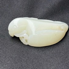 鸟白玉中国风雕像、雕像| eBay