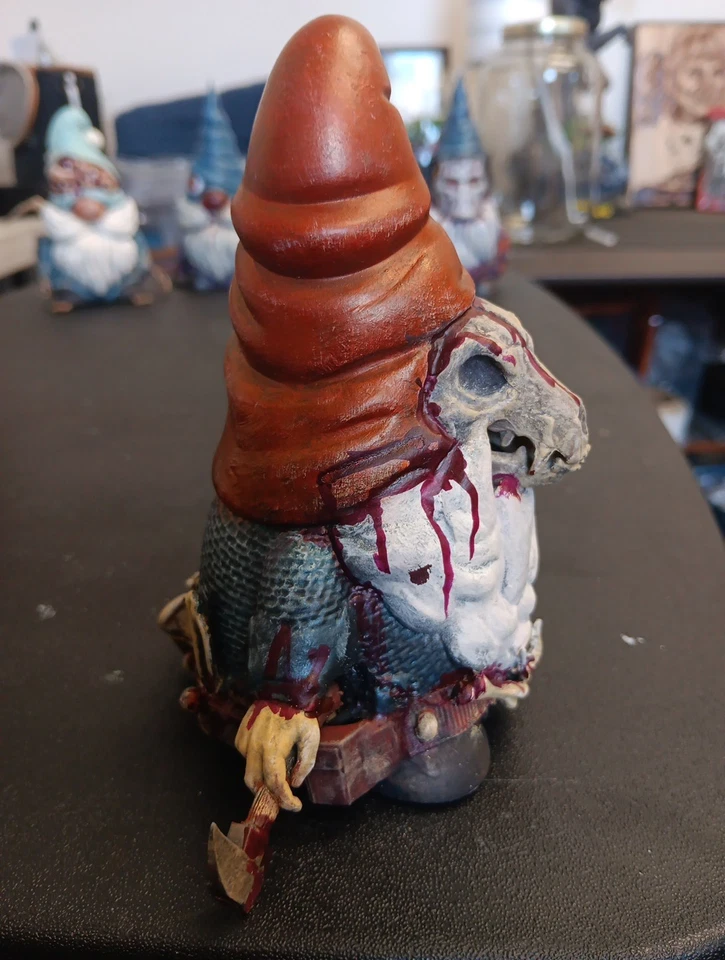 Horror Gnomes for Garden One Of A Kind Custom Made Gnome Outdoor/Indoor New Foto 2 de 4