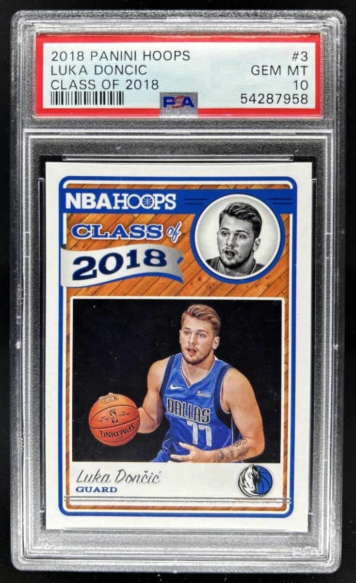 Luka Dončić 10 Graded Basketball Sports Trading Cards