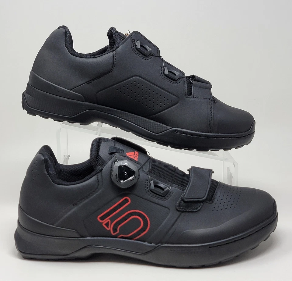 Adidas 5.10 Kestrel Pro Boa Negro Rojo BC0635 Ciclismo Bicicleta Zapatos Hombres Talla 10 Nuevo Foto 2 de 4