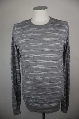 Armani Collezioni Pull En Coton Pour Homme Taille 52 Vintage Casual - Photo 1/4