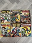 B5: Spider-Man Comics Weekly No. 50, 51, 53, 54, 55, 56  (1974) Vintage Marvel