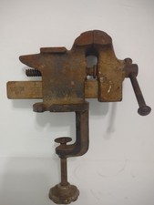 Worth Vise Made in USA Work Table / Bench Mount 3" Jaw Clamp Anvil Adjustable