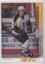 2000-01 Upper Deck Prospects CHL Jordin Tootoo #45 0w6