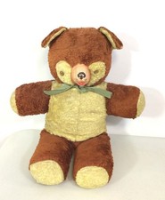 Vintage Large Teddy Bear with rubber snout Needs New Home