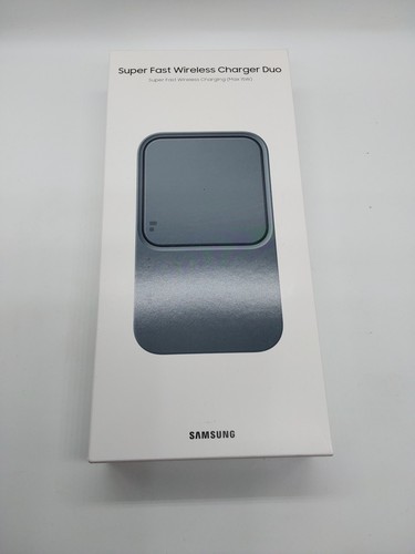 Samsung EP-P5400TBEGGB Wireless Charger Duo Watch - Dark Grey (with Cable, 15W) - 第 1/1 張圖片