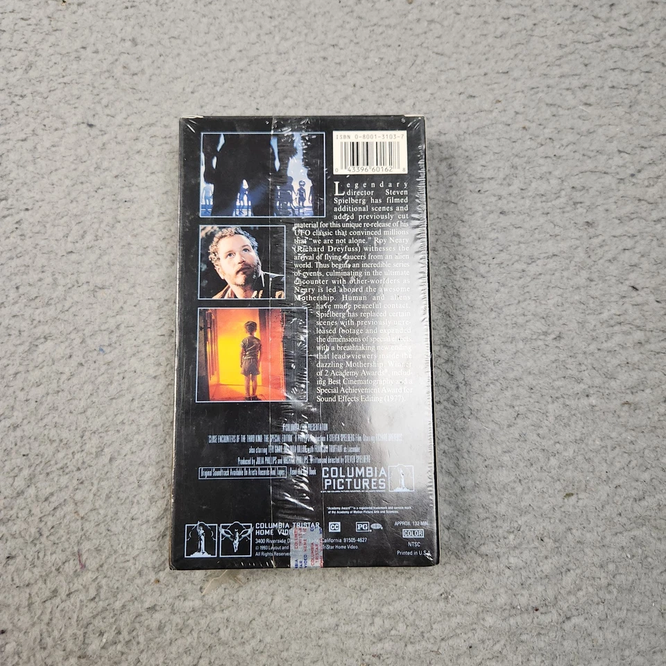 Close Encounters of the Third Kind VHS 1977 Classic Sci-Fi Special Ed NEW Sealed - Image 4 of 4