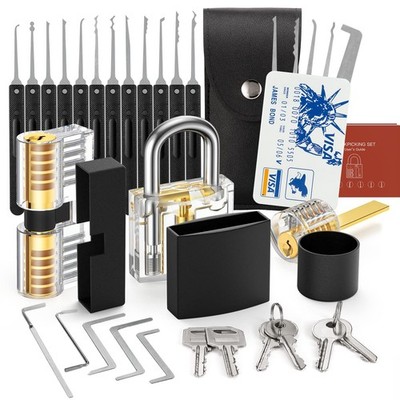 30 teiliges Lockpicking Set [Anfänger Freundlich & 2026 Aufgerüstet] Dietrich