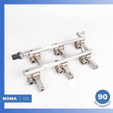 13-21 Jaguar X351 XJ XF LR4 3.0 AJ126S Engine Fuel Injection Rail Set OEM