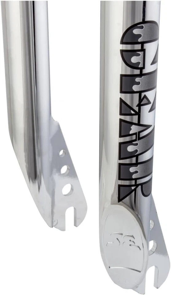 SE BIKES BMX Landing Gear Fork 26" Threaded 1" Chrome Chromoly - Image 2 of 3