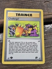 Pokemon Team Rocket Card 74/82 Challenge! Nrmt To Mt