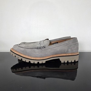 Sz 10.5 3E Allen Edmonds Freeport Grey Waterproof Suede Lug Sole Loafers Shoes Amazon.com | Allen Edmonds Freeport Penny Loafer Brown  main image 4
