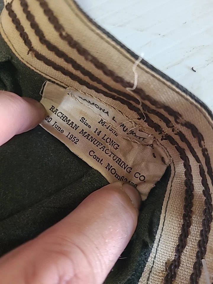 Falda Retro Segunda Guerra Mundial Para Mujer Ejército 14 Cintura Larga Forrada Lana Dobladillo Asimétrico Foto 3 de 4