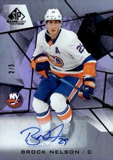 2021-22 SP Game Used Purple Fragment Autograph #39 Brock Nelson Auto /5