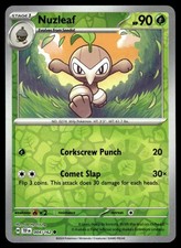 Nuzleaf 004/162 Common Temporal Forces Pokemon Reverse Holo Near Mint