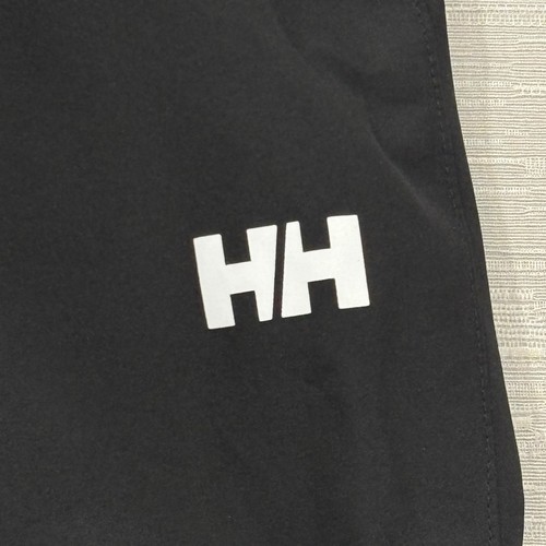Helly Hansen Rain Pants Mens Medium Helly-Tech Black Waterproof Zip Cuffs - Picture 6 of 13