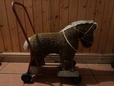 Early Vintage Lines Brothers Triang Push Along Childs Horse C1950/60s Childs Toy