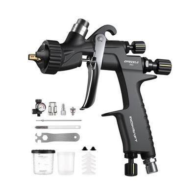 InoKraft Drizzle Pro LVLP Spray Gun, Precise Low-Overspray Performance with U...