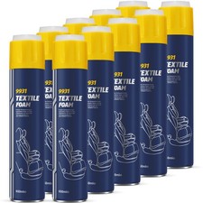 MANNOL TEXTIL SCHAUM FOAM REINIGER 10x 650ml POLSTERREINIGER SITZE TEPPICH TÜREN