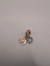 Pandora ROSE Beloved Mother Dangle Charm 781883CZ Silver 14k Rose Gold Heart