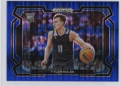 2024 Panini Prizm Draft Picks Blue Pulsar Variations 16/99 Tyler Kolek #7 0e3x