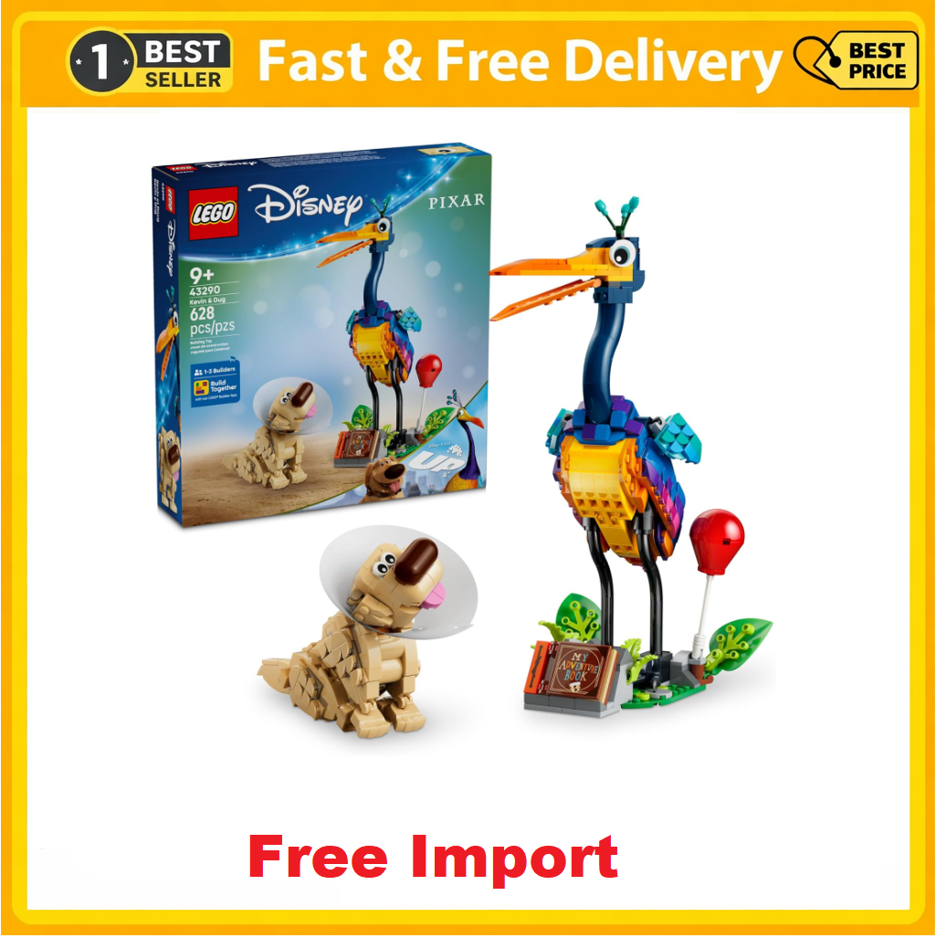 LEGO Disney Pixar Up Kevin & Dug 43290 Building Toy Set Kids 9+ Gift NEW