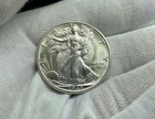1943 p higher grade (AU/BU) silver Walking Liberty Half Dollar V186
