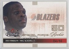 2001-02 Fleer Force Rookie Special Force 4/50 Zach Randolph #119 4f5