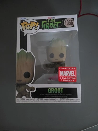 Funko Pop! Exclusive I Am Groot #1056 Surfing Marvel Collector Corps
