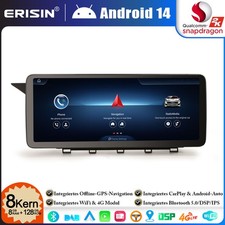 12,3" 8-Kern 8+128GB Android 14 Autoradio GPS Navi Mercedes G-Klasse X204 NTG4.5