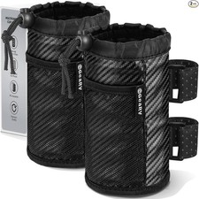 2Pack Cup Holder for Bike, Scooter and Wheelchair, Water Bottle Holder for UTV/A