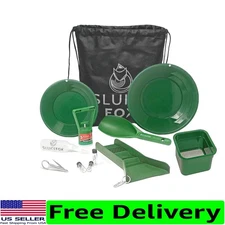Portable Gold Panning Gear with Miners Moss & Classifier for Streamlined Use